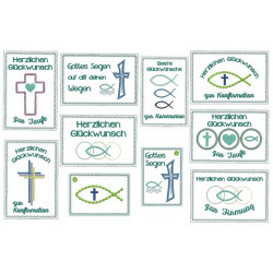 ITH Postkarten - Glückwunsch Taufe, Kommunion, Firmung, Konfirmation